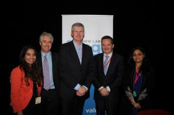 NSW Labor fringe event on small business with Tony Burke MP and Chris Bowen MP.