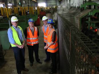 As Shadow Energy Minister, Adam joined Milltech's Fred Reis, employee Dean Taylor and local MP Kate Washington to discuss the company's bill shock as energy prices soar. (Source: Newcastle Herald)
